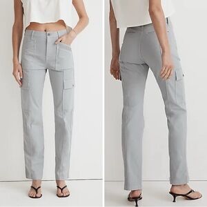 Madewell The Garment-Dyed '90s Straight Cargo Pant Solstice Size 23 Herringbone
